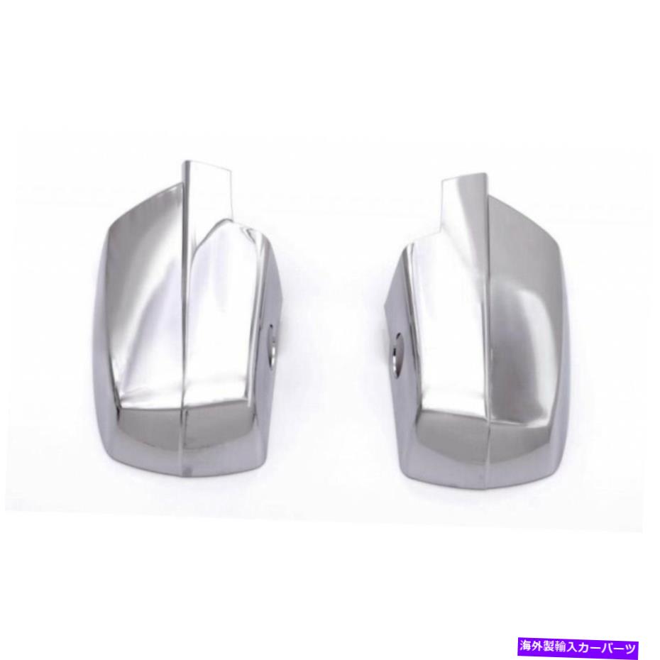 クロームカバー GMC Sierra 1500のAVS（ライトホール付き）2014-2018ミラーカバー2PC Chrome AVS For GMC Sierra 1500 (w/Light Holes) 2014-2018 Mirror Covers 2pc Chrome【並行輸入品】