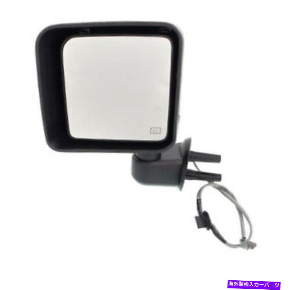 クロームカバー 2014年のラングラーリアビュードアミラーアセンブリパワー加熱クロム左側 For 2014 Wrangler Rear View Door Mirror Assembly Power Heateded Chrome Left Side【並行輸入品】