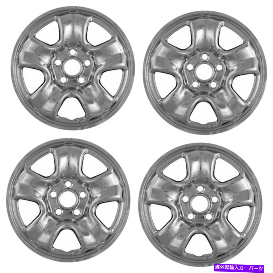 クロームカバー 4 Chrome 2012-16 Honda CRV 16 'ホイールカバーリムスキンハブキャップ用スチールホイール 4 CHROME 2012-16 Honda CRV 16' Wheel Covers Rim Skins hubcaps for Steel Wheels【並行輸入品】