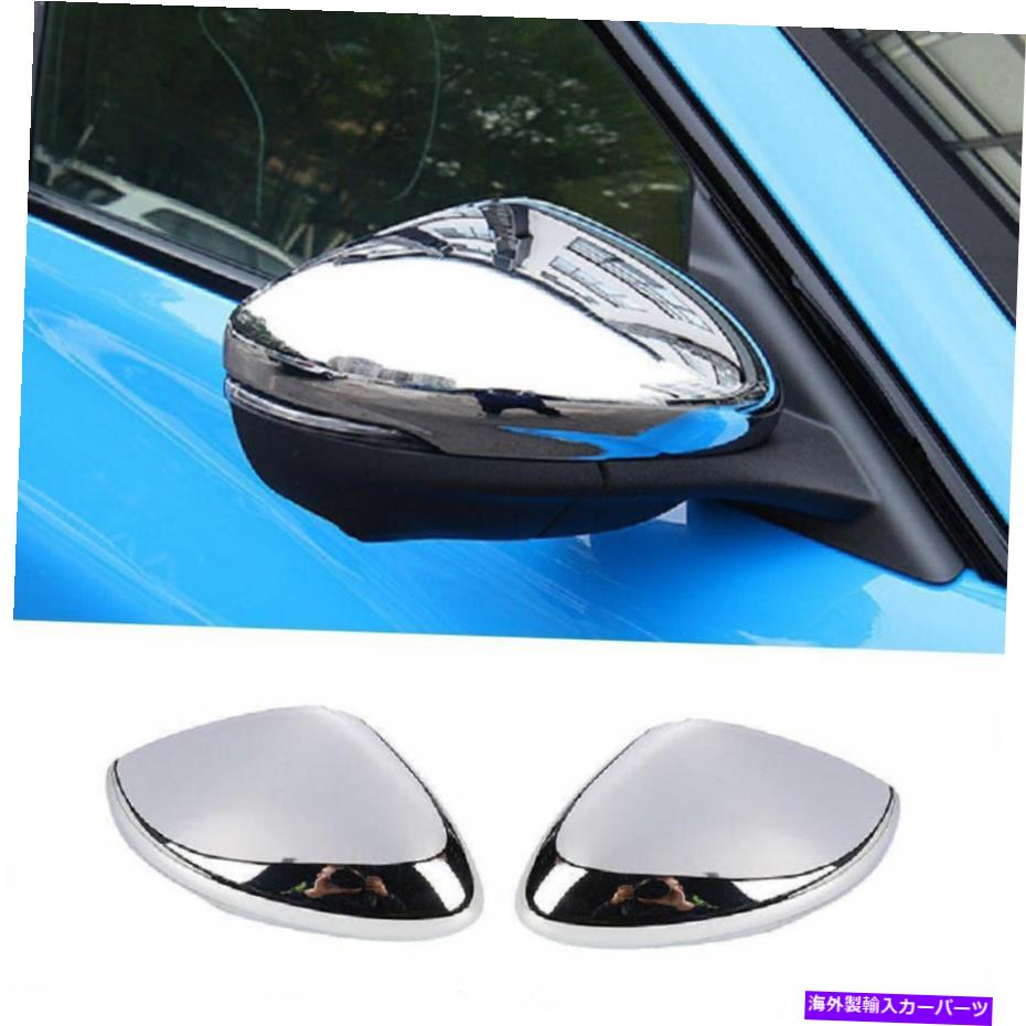 クロームカバー Ford Mustang Mach-E 2021-2022 Chrome Exterior View Mirror Cover Trim n For Ford Mustang Mach-E 2021-2022 Chrome Exterior Rear View Mirror Cover Trim N【並行輸入品】