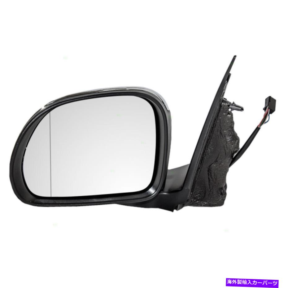 クロームカバー 新しいドライバーパワーサイドミラー14 15 fiat 500lのための死角型の暖かい死角ガラス New Drivers Power Side Mirror Chrome Heated Blind Spot Glass for 14 15 Fiat 500L【並行輸入品】