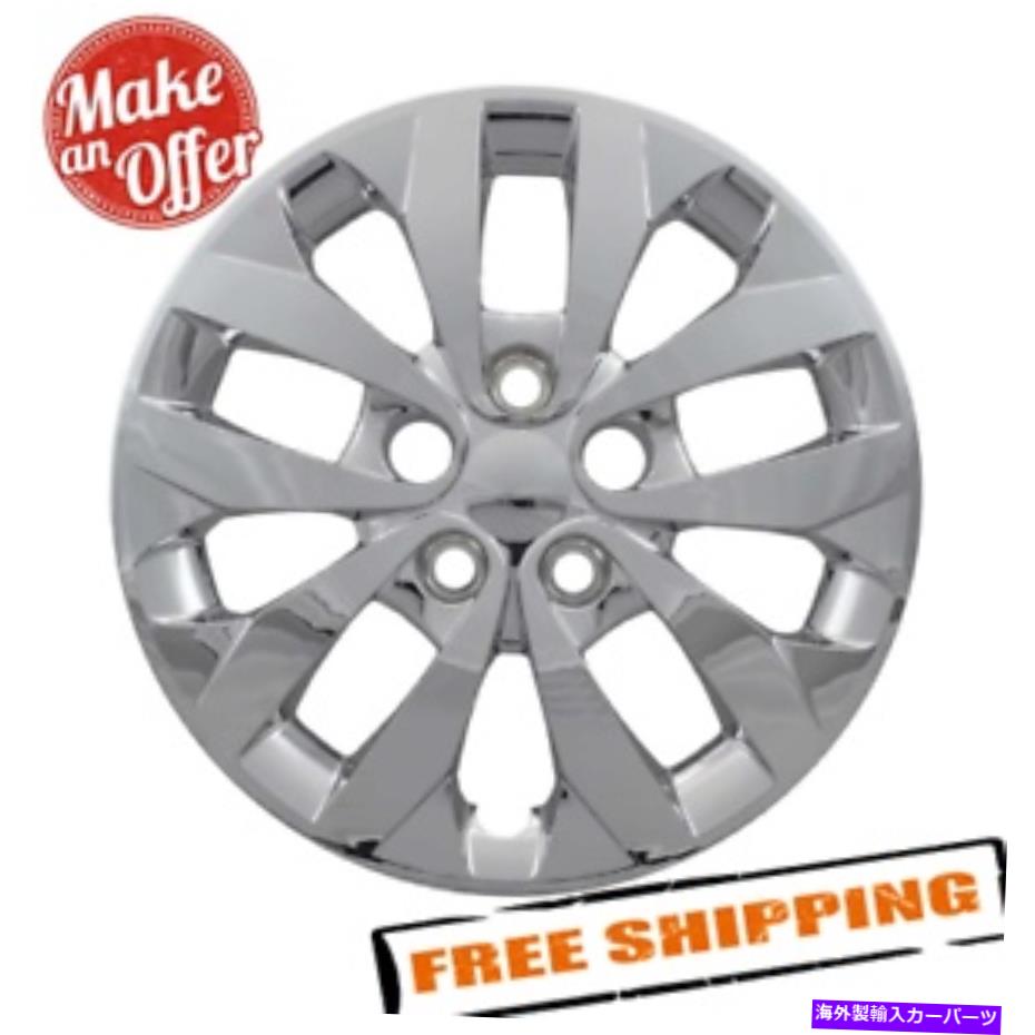 クロームカバー Coast to Coast IWC53616C 2016-2017 Hyundai Elantraのクロムホイールカバーセット Coast to Coast IWC53616C Chrome Wheel Cover Set for 2016-2017 Hyundai Elantra【並行輸入品】