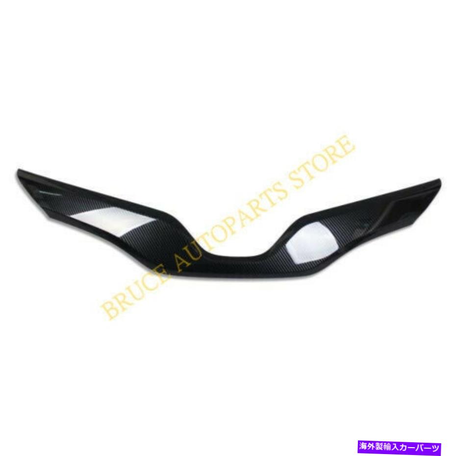 クロームカバー トヨタカムリ2018-2020 L/LE/XLEのカーボンファイバースタイルフロントグリルカバートリムP Carbon Fiber Style Front Grill Cover Trim p For Toyota Camry 2018-2020 L/LE/XLE【並行輸入品】