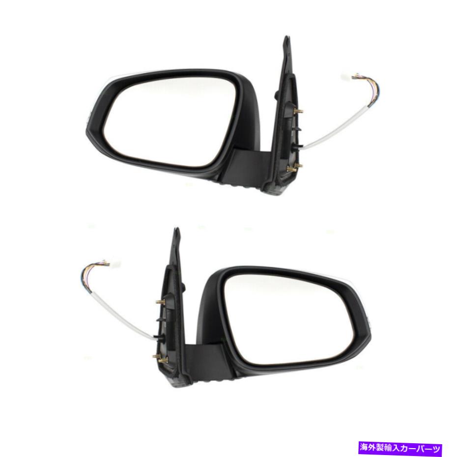 クロームカバー 新しいペアパワーサイドミラー16-18トヨタタコマの加熱信号クロムカバー New Pair Power Side Mirrors Heated Signal Chrome Cover for 16-18 Toyota Tacoma【並行輸入品】 48,576円