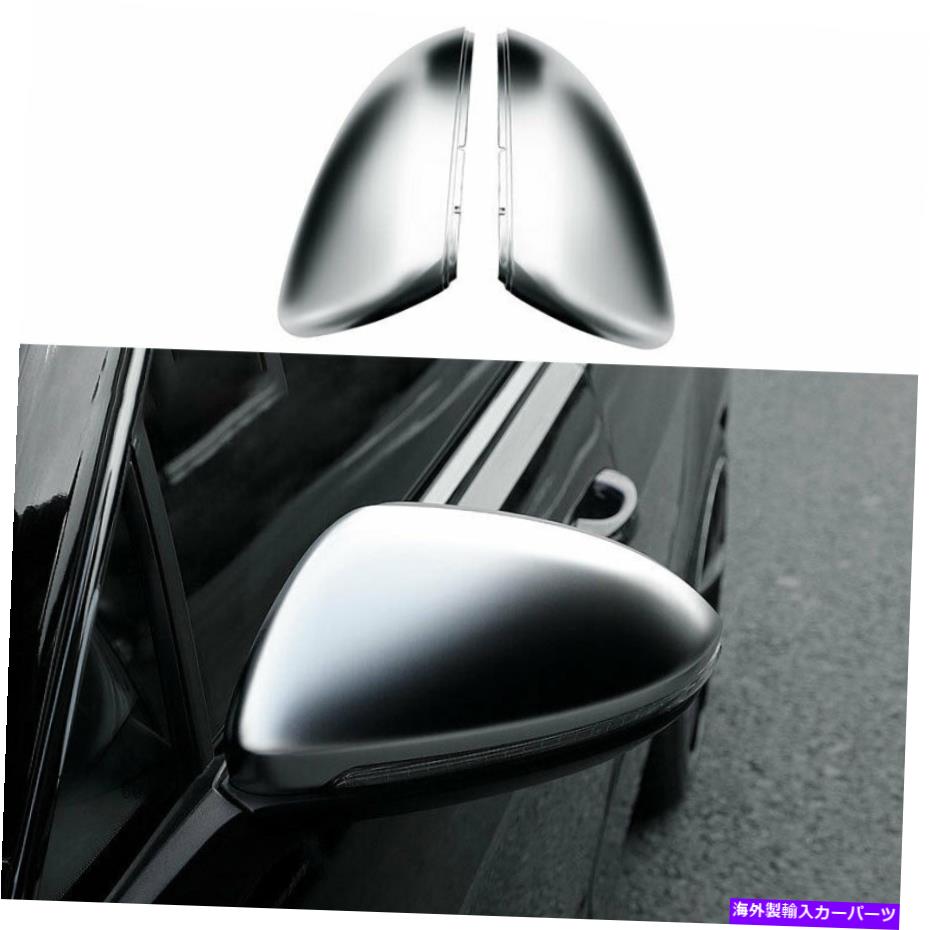 クロームカバー VW Golf Mk7 Mk7.5 2014-2019 ABS Chrome用のリアビューサイドミラーカバートリム2PCS Rear View Side Mirror Cover Trim 2PCS For VW Golf MK7 MK7.5 2014-2019 ABS Chrome【並行輸入品】