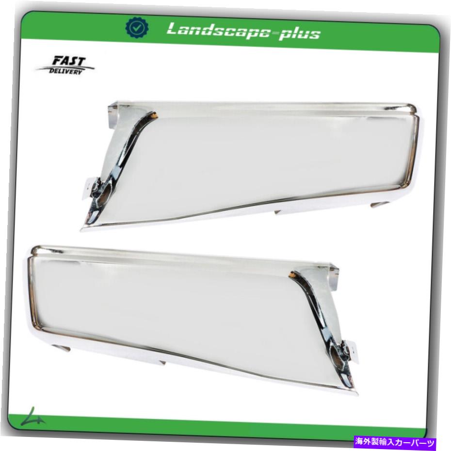 クロームカバー リアバンパーエンドカバー2015-2020 Ford F150 Chrome W/Oセンサーホールが右に Rear Bumper Ends Cover For 2015-2020 Ford F150 Chrome W/O Sensor Hole Left Right【並行輸入品】