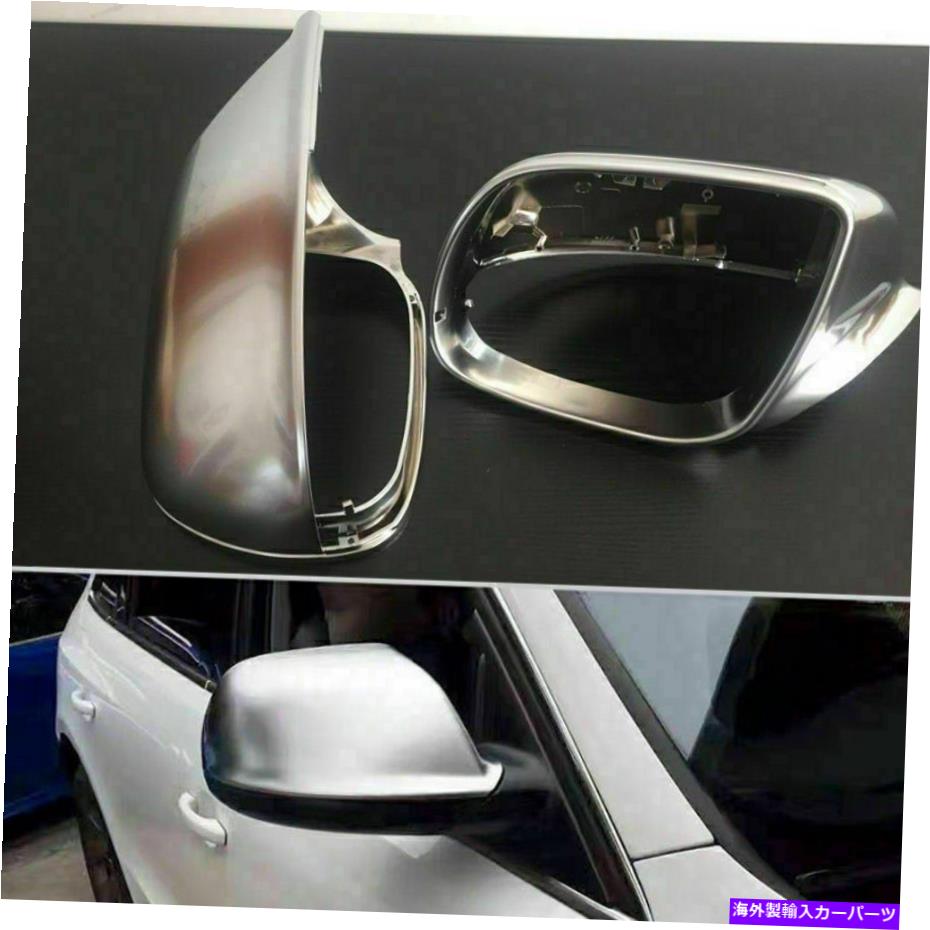 クロームカバー 2PCSシルバーABSクロムサイドビューミラー交換キャップアウディQ5 10+のカバー 2pcs Silver ABS Chrome Side View Mirrors Replacement Caps Cover For Audi Q5 10+【並行輸入品】