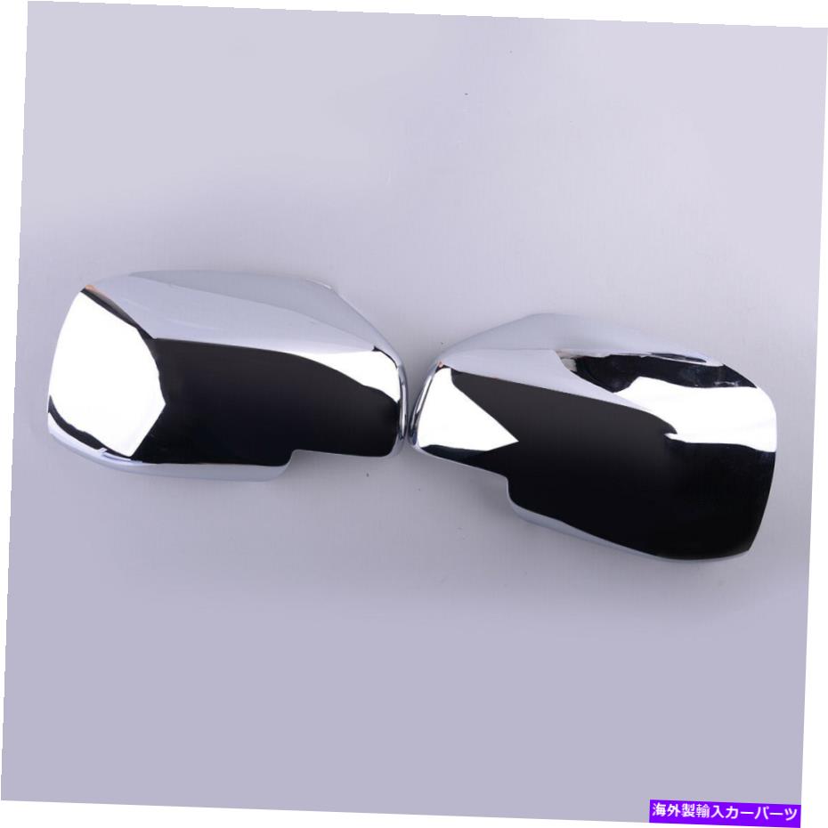 クロームカバー レンジローバースポーツディスカバリーフリーランダー2に適したクロムサイドミラーカバーキャップ Chrome Side Mirror Cover Cap Fit For Range Rover Sport Discovery Freelander 2【並行輸入品】