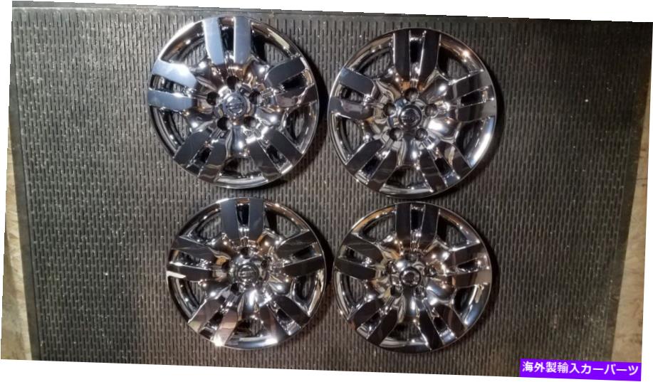 クロームカバー 4つの新しい2009年2011年2011年2011年Altima Hubcapsホイールカバー53078 Chrome Set Of 4 New 2009 2010 2011 2012 Altima Hubcaps Wheel Covers 53078 Chrome【並行輸入品】