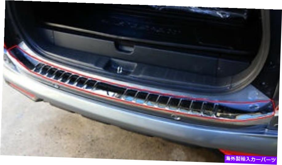 クロームカバー 後部バンパーステップカバーMitsubishi Pajero Sport 2016-2018 for Mitsubishi Pajero Sport REAR BUMPER STEP COVER CHROME FOR MITSUBISHI PAJERO SPORT 2016 - 2018【並行輸入品】