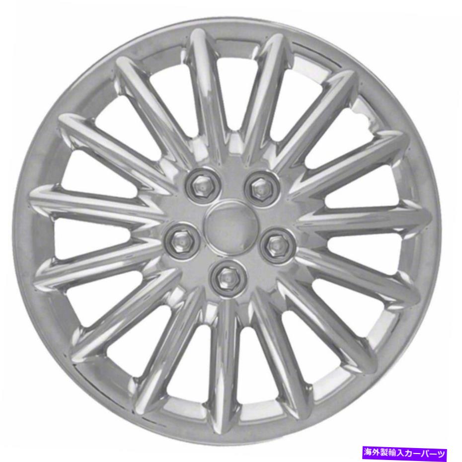 クロームカバー CCIホイールカバー17インチ15 SKEOK CHROMEメッキセット4 IWC18817C CCI Wheel Cover 17 Inch 15 Spoke Chrome Plated Set Of 4 IWC18817C【並行輸入品】
