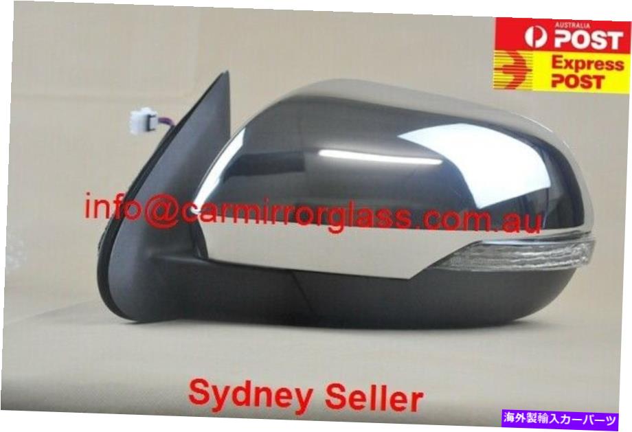 クロームカバー 三菱トリトンMR 2018以降のドアミラー、左（クロムカバー、ブリンカー） DOOR MIRROR FOR MITSUBISHI TRITON MR 2018 ONWARD, LEFT (Chrome Cover, BLINKER)【並行輸入品】