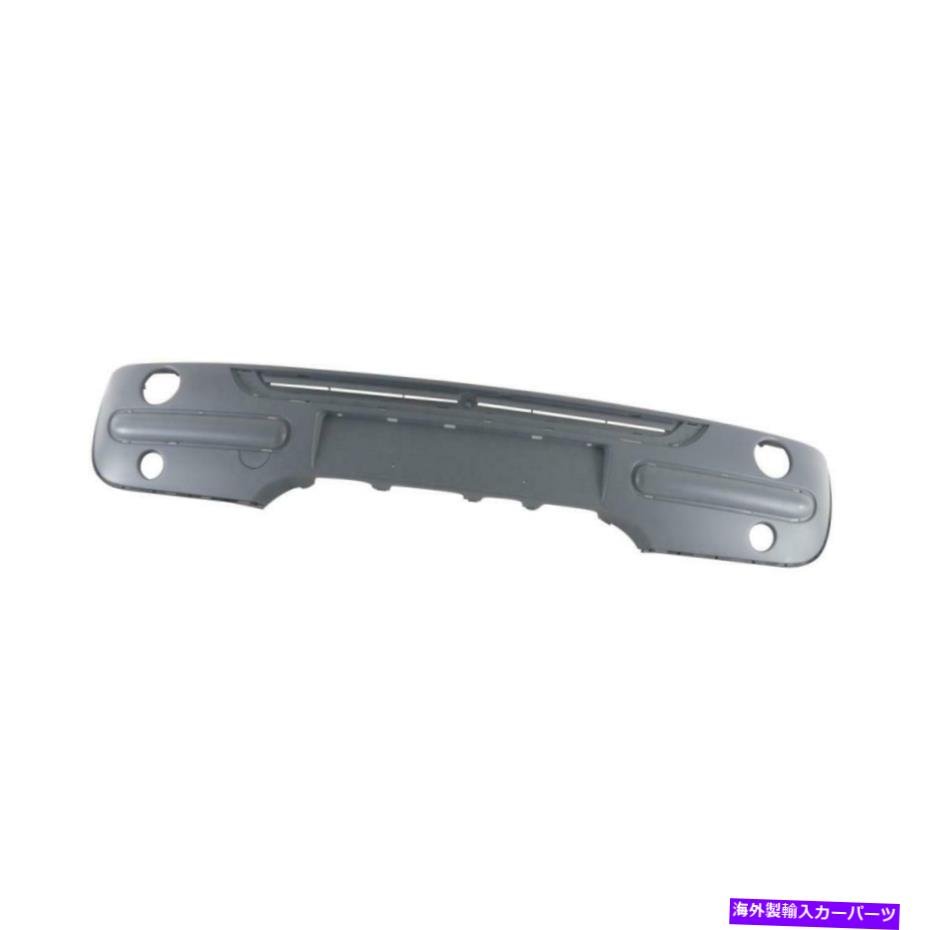 クロームカバー 2002 2003 2004 Mini Cooperのターン信号灯穴を備えたフロントバンパーカバー Front Bumper Cover with Turn Signal Light Holes for 2002 2003 2004 Mini Cooper【並行輸入品】