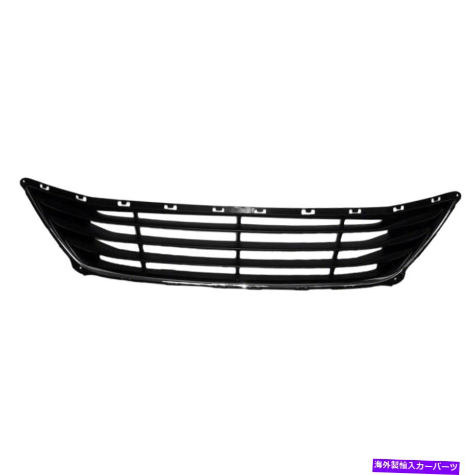 クロームカバー 交換用ブラッククロムフロントバンパーカバーグリル Replacement Black Chrome Front Bumper Cover Grille【並行輸入品】
