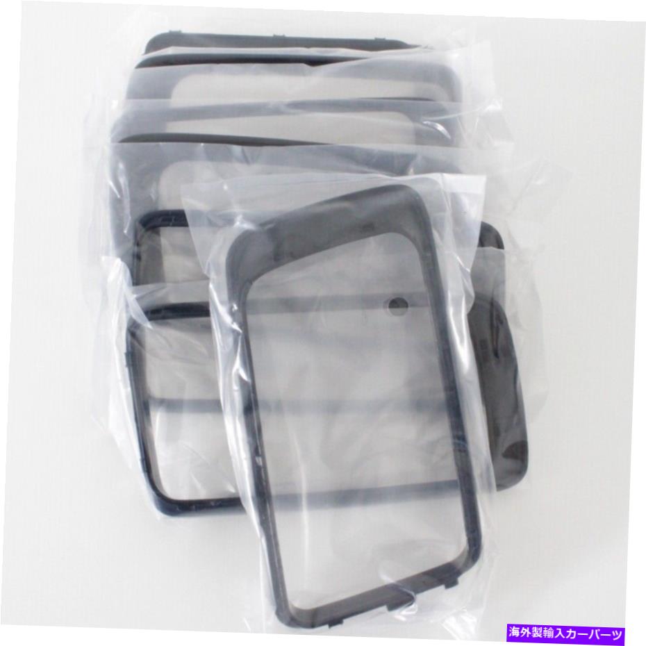 クロームカバー ジープグランドチェロキー用の黒いフロントグリルグリルインサートリングカバー68261150AA Black Front Grille Grill Inserts Ring Cover 68261150AA For Jeep Grand Cherokee【並行輸入品】