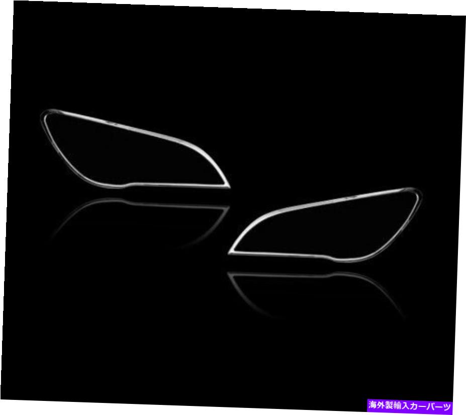 クロームカバー クロムヘッドライトトリムベゼルカバーサラウンドリムBMW 7シリーズF01 09-15 Chrome Headlights Trim Bezel Cover Surround Rim For BMW 7 Series F01 09-15【並行輸入品】