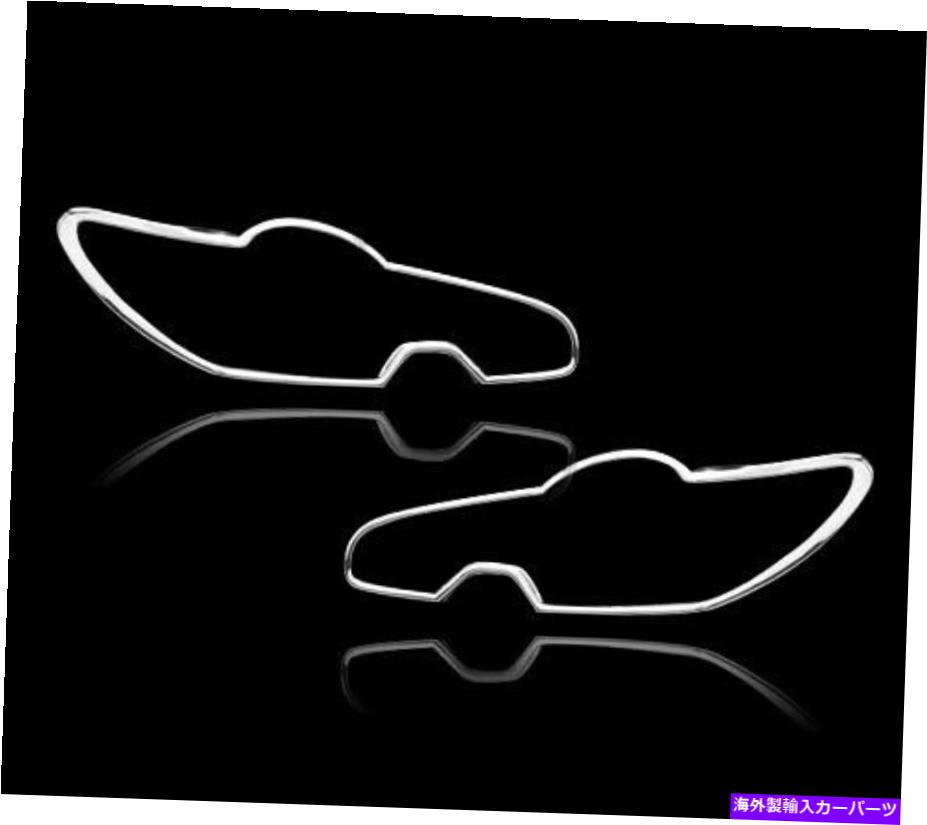 クロームカバー クロムヘッドライトトリムベゼルカバーサラウンドリムジャガーXF X250 08-11 Chrome Headlights Trim Bezel Cover Surround Rim For Jaguar XF X250 08-11【並行輸入品】
