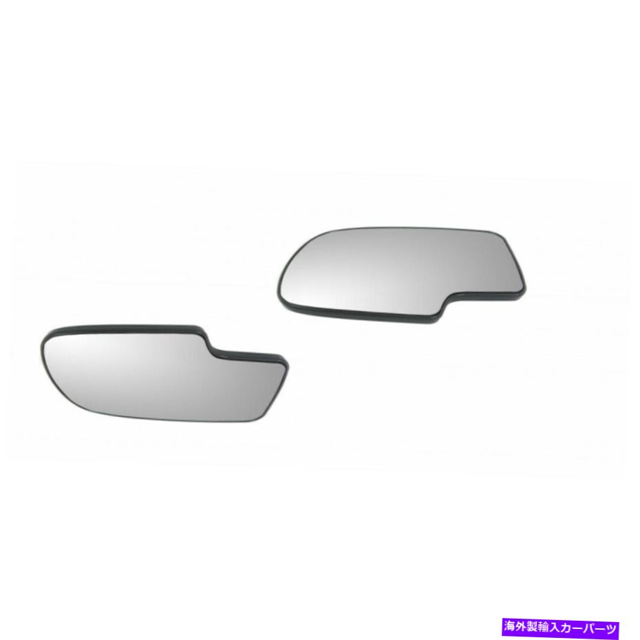 USミラー GMC Sierra 1500/2500/3500 1999-2006ミラーグラスLHおよびRHペアの場合|非加熱 For GMC Sierra 1500/2500/3500 1999-2006 Mirror Glass LH and RH Pair | Non-Heated【並行輸入品】