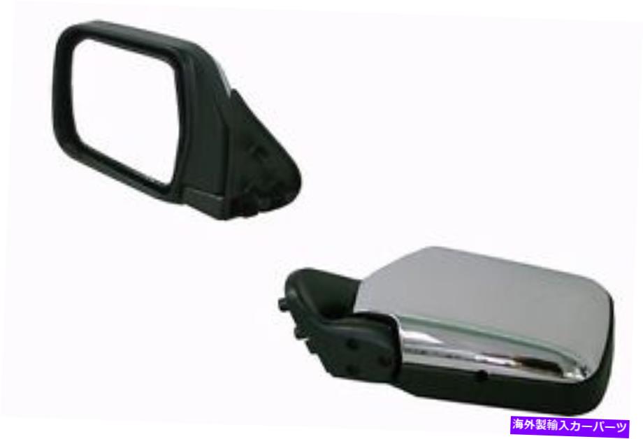 USミラー トヨタサーフ4runner 91-96ドアミラー、クロムマニュアル - 左助手席側 FOR TOYOTA SURF 4RUNNER 91-96 DOOR MIRROR, CHROME MANUAL - LEFT PASSENGER SIDE【並行輸入品】