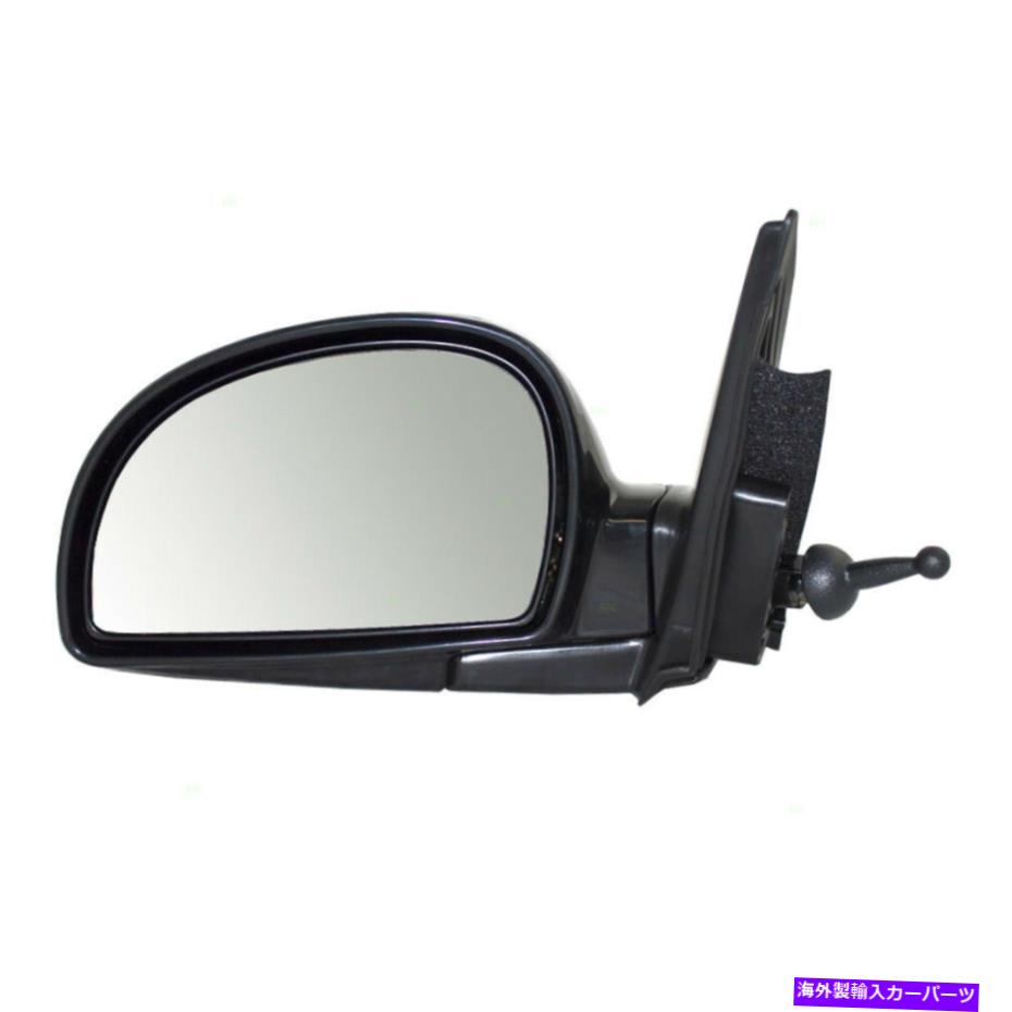 USミラー 02-05ヒュンダイアクセントの新しいドライバーマニュアルリモートサイドミラーガラスハウジング New Drivers Manual Remote Side Mirror Glass Housing for 02-05 Hyundai Accent【並行輸入品】