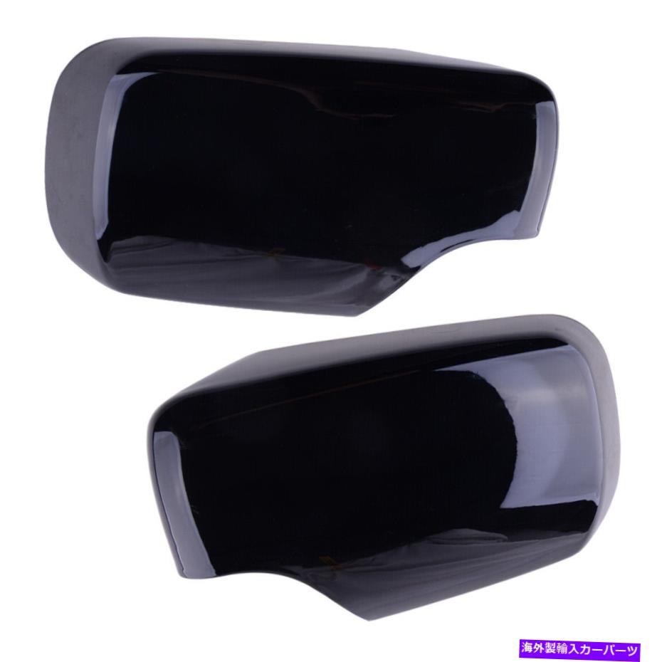 USミラー BMW 3シリーズE46に適したカーL＆Rサイドバックミラーカバーキャップトリムフィット Car L & R Side Rearview Mirror Cover Cap Trim Fit For BMW 3 Series E46【並行輸入品】