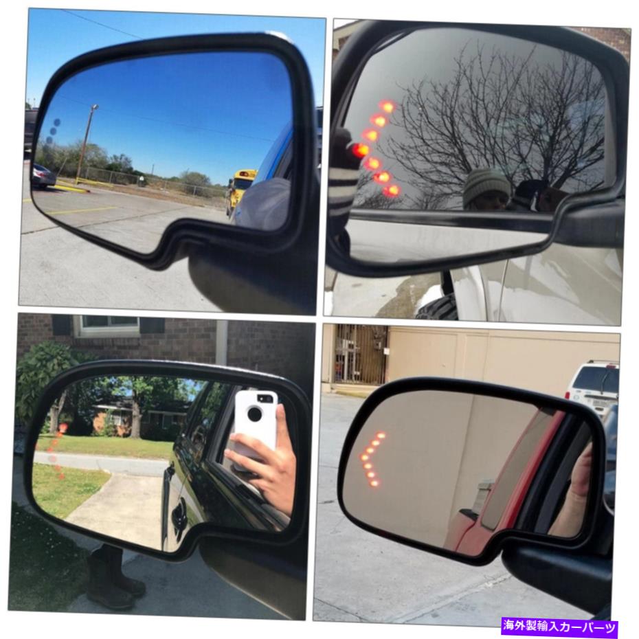 USミラー GMC Chevy Cadillac 2003-2007のターンシグナル加熱ミラーガラスドライバーサイドLH Turn Signal Heated Mirror Glass Driver Side LH for GMC Chevy Cadillac 2003-2007【並行輸入品】