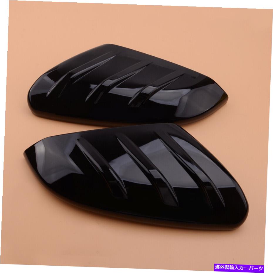 USミラー 2PCSグロスブラックサイドドアバックミラーカバートリム装飾ホンダシビックにフィットする 2pcs Gloss Black Side Door Rearview Mirror Cover Trim Decor Fit for Honda Civic【並行輸入品】