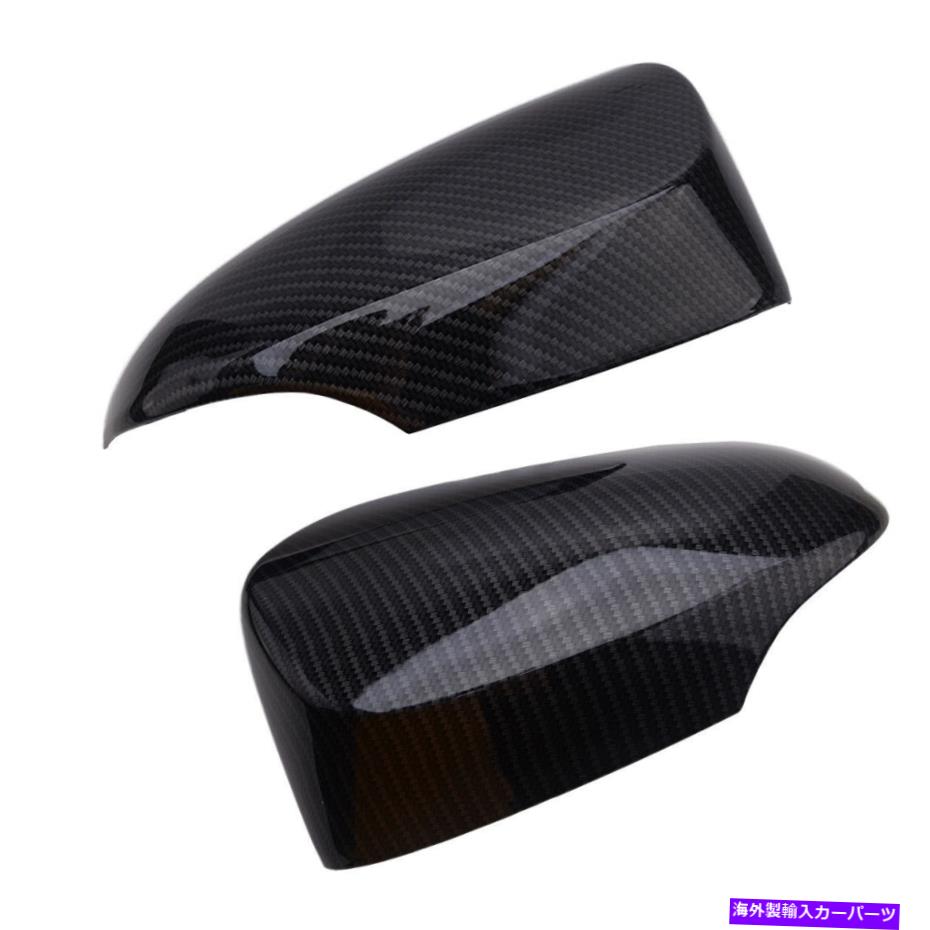 USミラー 2xブラックバックビューウィングサイドミラーカバートリムキャップトヨタCHR 2017-2020にフィット 2x Black Rearview Wing Side Mirror Cover Trim Cap Fit For Toyota CHR 2017-2020【並行輸入品】