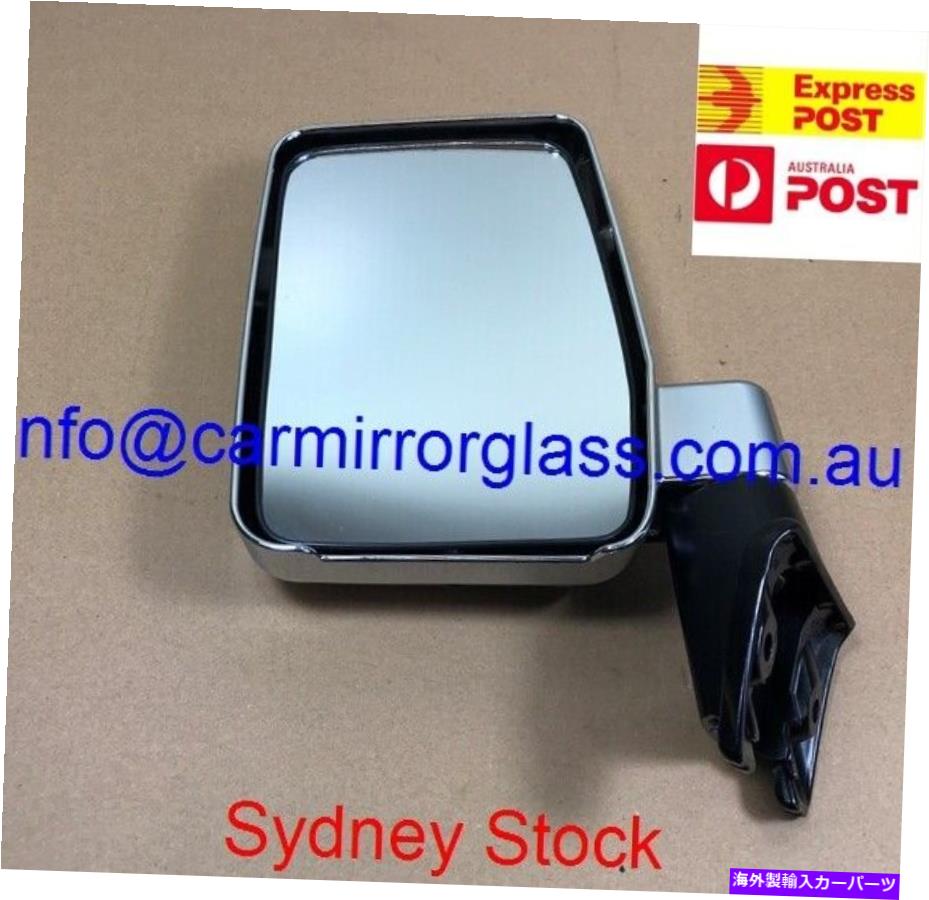 USミラー トヨタランドクルーザー60シリーズのドアマニュアルミラー1980-1990（左側、クロム DOOR MANUAL MIRROR FOR TOYOTA LANDCRUISER 60 SERIES 1980-1990 (Left Side,Chrome【並行輸入品】