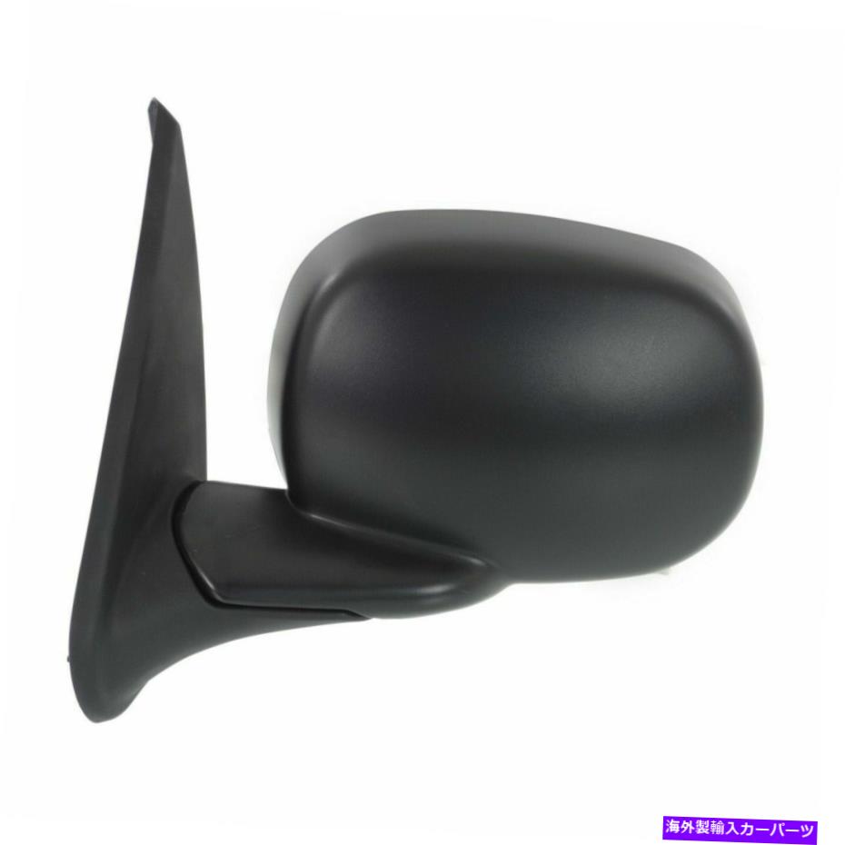 USミラー ドライバー側の左lhミラーマニュアルスムースフィット1998 2003ダッジバン Driver Side Left LH Mirror Manual Smooth fits 1998 2003 Dodge Van【並行輸入品】