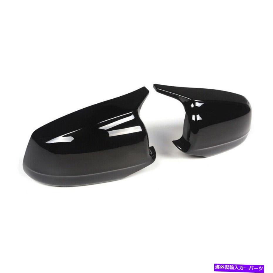 USミラー 2xリアウィングミラーカバーキャップグロスブラックBMW F10 F11 F18 2010-2013 Mスタイル 2X Rear Wing Mirror Cover Cap Gloss Black For BMW F10 F11 F18 2010-2013 M Style【並行輸入品】