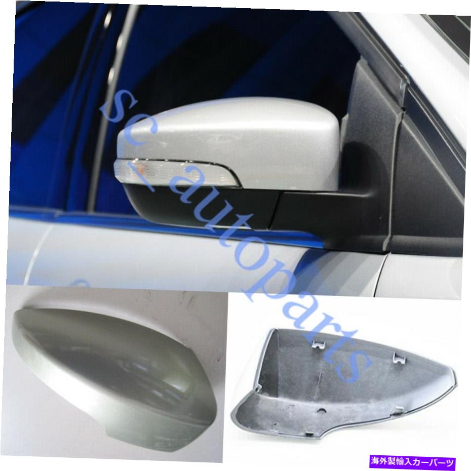 USミラー 2013-19フォードエスケープシルバーの右旅客側 2013-19 For Ford Escape Silver Right Passenger Side w/Turn Signal Mirror Cover y【並行輸入品】