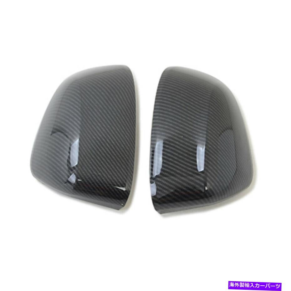USミラー BMW X3 G01 2018 2019 ABSカーボンファイバーサイドドアバックミラーカバートリム用 For BMW X3 G01 2018 2019 ABS Carbon Fiber Side Door Rearview Mirror Cover Trim【並行輸入品】