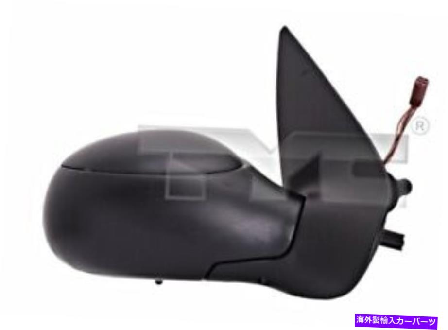 USミラー Peugeot 206 SW 8148yaのためのTyc Side Mirror Black TYC Side Mirror Black Right For PEUGEOT 206 Sw 8148YA【並行輸入品】