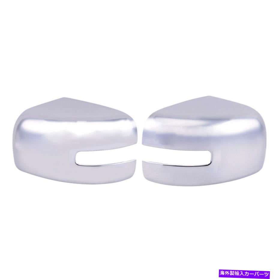 USミラー 1ペアカーバックビューサイドウィングミラーカバーシェルトリムジープレネゲード15-17にフィット 1Pair Car Rearview Side Wing Mirror Cover Shell Trim Fit For Jeep Renegade 15-17【並行輸入品】
