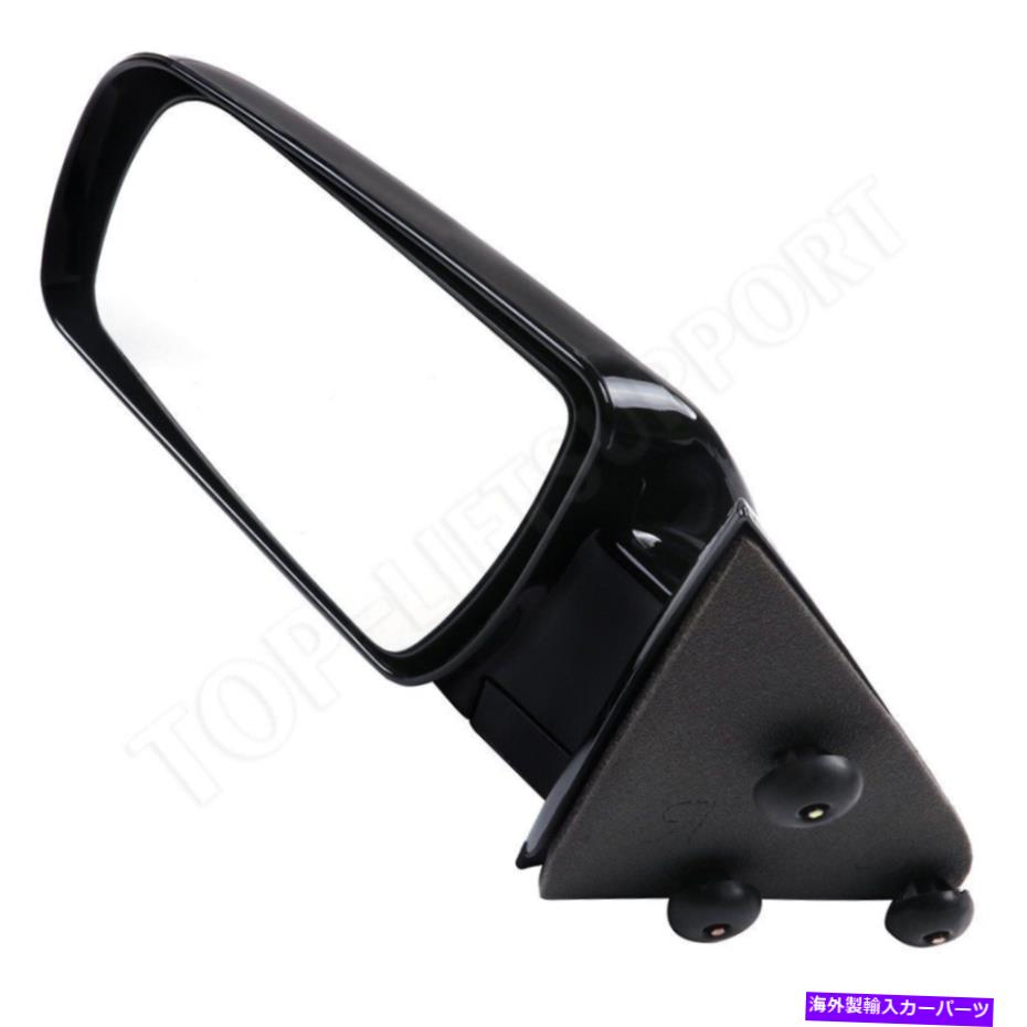 USミラー 1988-1998シボレーGMCのドライバーサイドビューブラックマニュアルフォールドトーイングミラー Driver Side View Black Manual Fold Towing Mirror For 1988-1998 CHEVROLET GMC【並行輸入品】