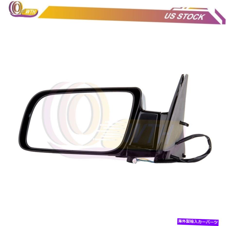 USミラー 1992年から1998年のシボレーマニュアルフォールド左視力のパワーブラックエクステリアミラー Power Black Exterior Mirror For 1992-1998 Chevrolet Manual Fold Left Sight【並行輸入品】