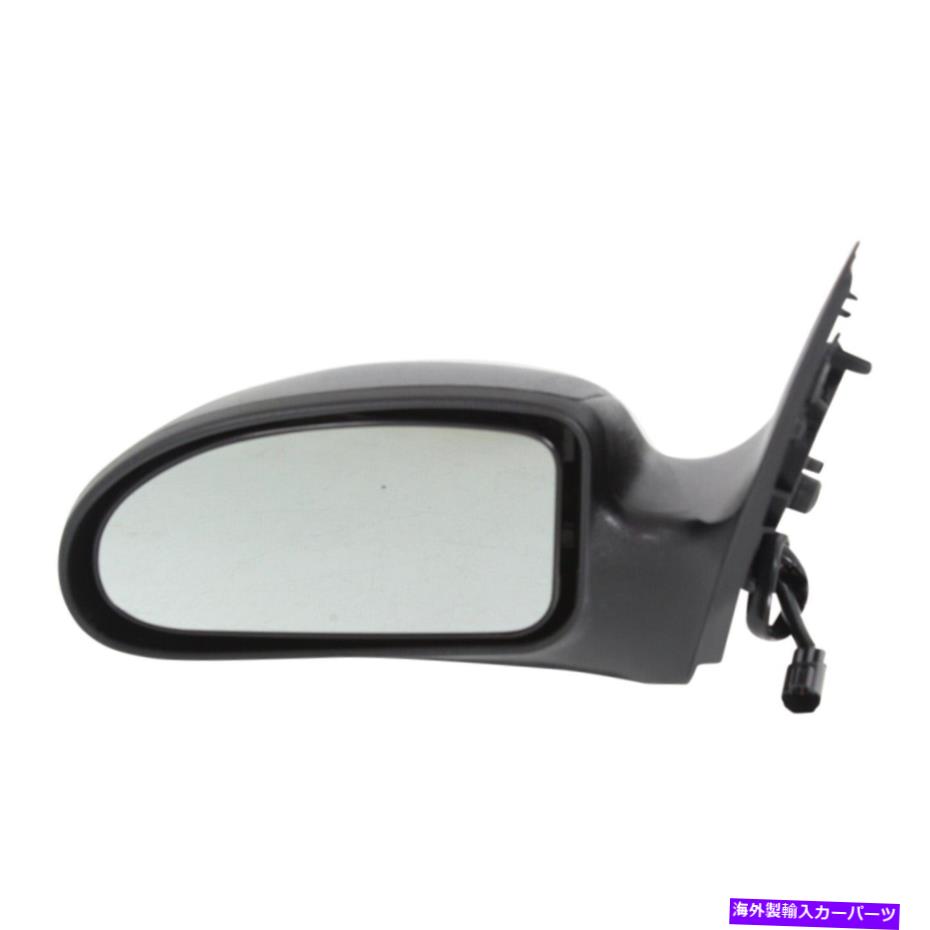 USミラー 2000-2007のパワーミラーフォードフォーカスフロントドライバーサイドテクスチャブラック Power Mirror For 2000-2007 Ford Focus Front Driver Side Textured Black【並行輸入品】