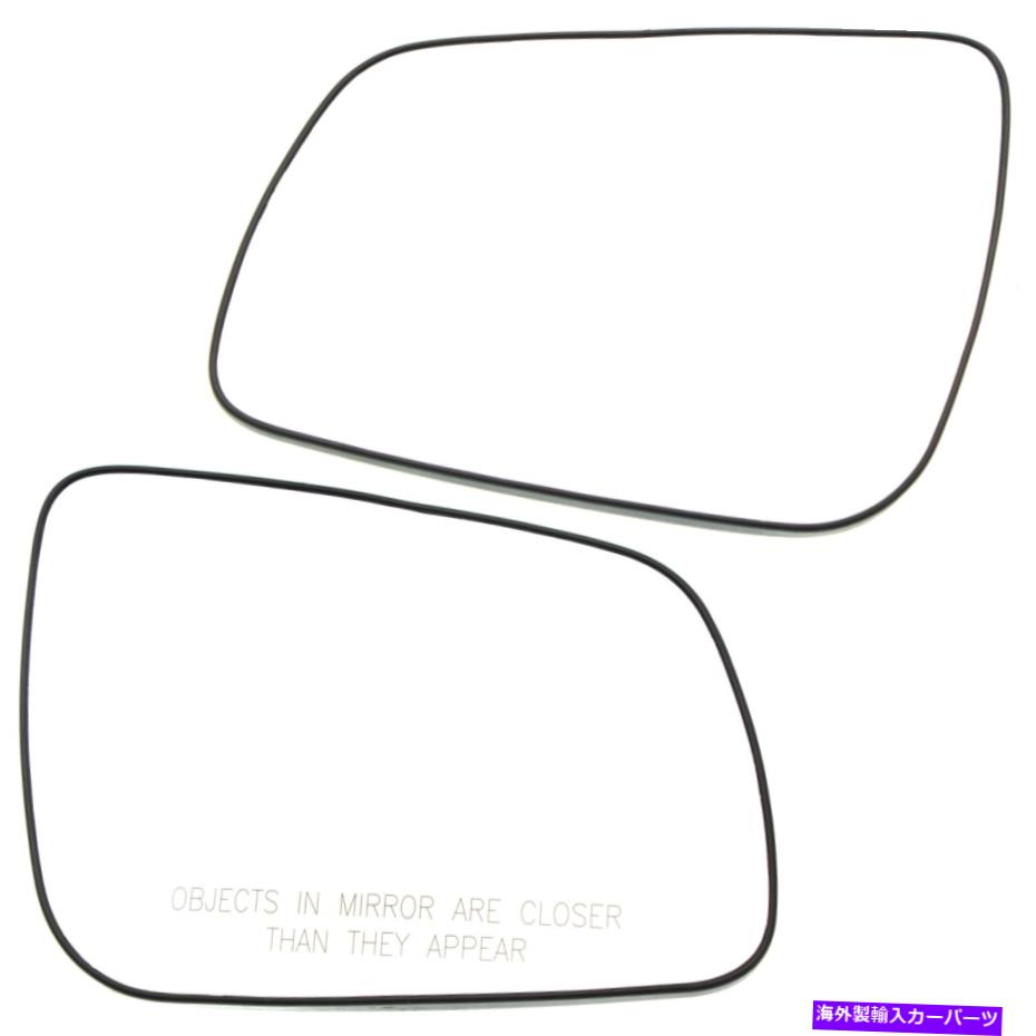 USミラー 新しいミラーグラスドライバーと助手席側の加熱lh rhランサー7632A637、7632A638 New Mirror Glass Driver & Passenger Side Heated LH RH Lancer 7632A637, 7632A638【並行輸入品】