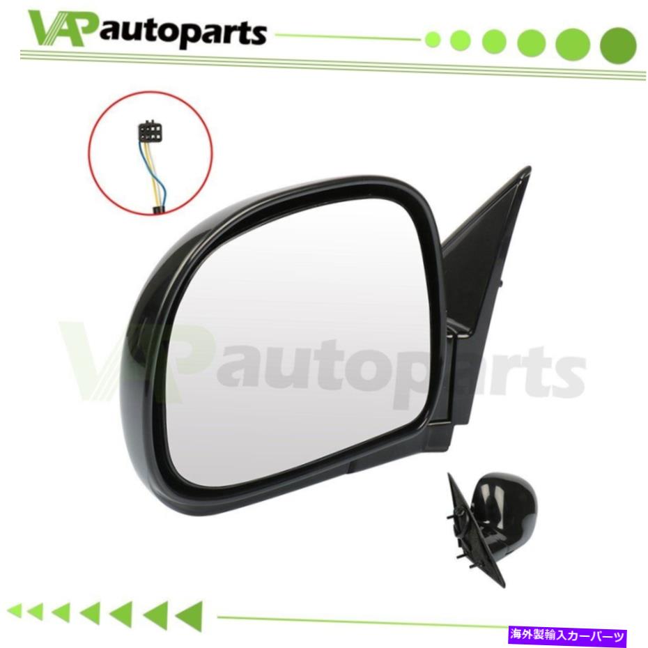 USミラー フィット1998-2000シボレーブレザー/S10左サイドミラーブラックパワー機能 Fits 1998-2000 CHEVROLET BLAZER/S10 Left Side Mirror Black Power Function【並行輸入品】