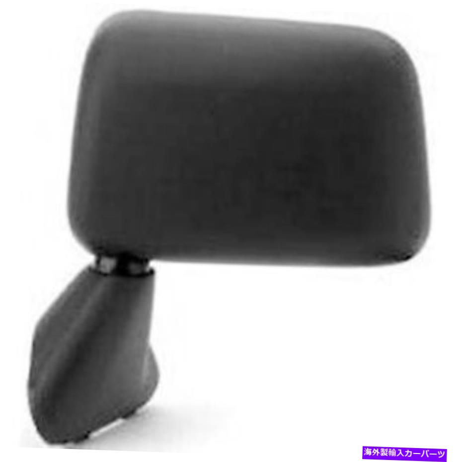 USミラー ブラックドライバーサイドドアミラーフィット1987-1988トヨタピックアップ4WDデラックスDMR-61193L Black Driver Side Door Mirror fits 1987-1988 Toyota Pickup 4WD Deluxe DMR-61193L【並行輸入品】