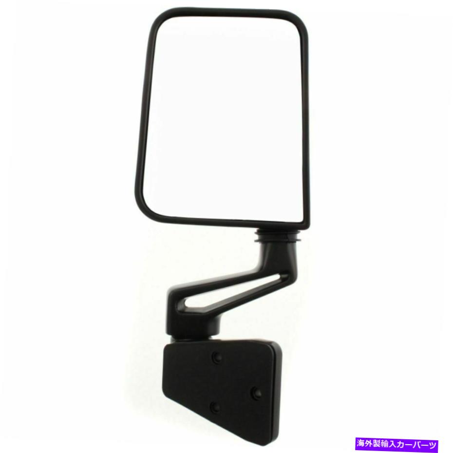 USミラー 87 -02ジープラングラーブラックドアミラードライバーサイド（LH） 87 -02 Jeep Wrangler Black Door Mirror Driver Side (LH)【並行輸入品】