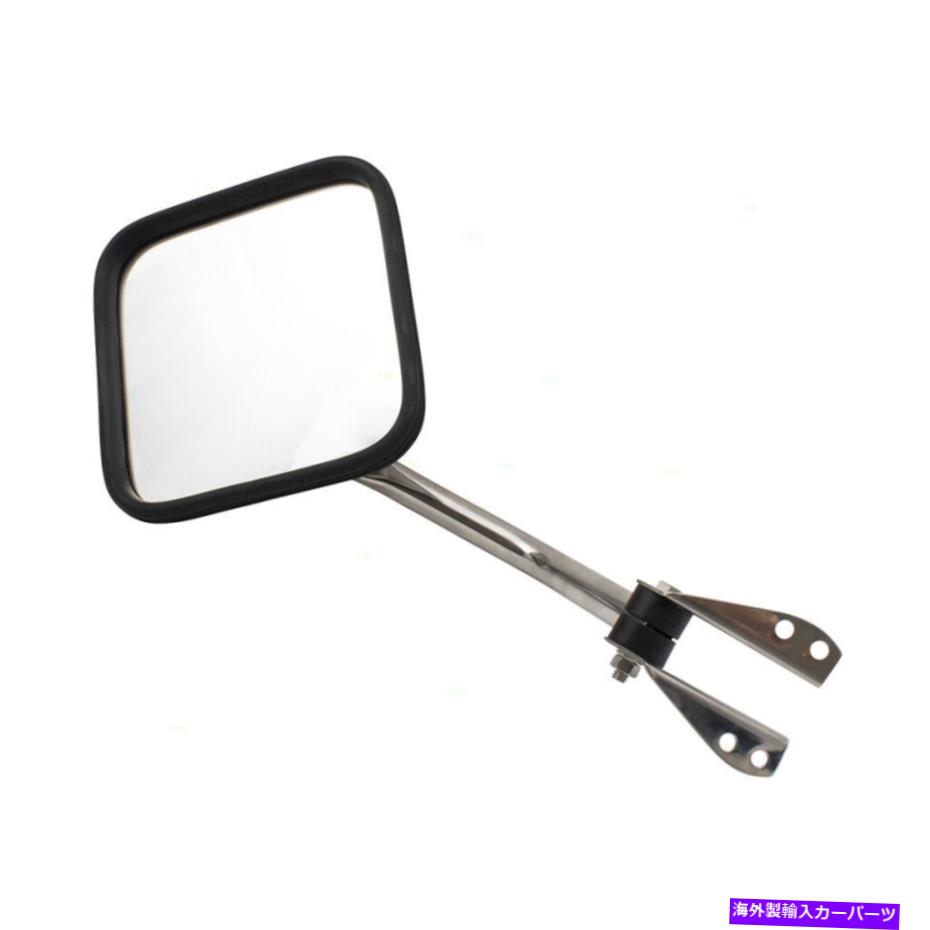 USミラー ドライバーサイドマニュアルミラーフロントガラスヒンジマウントフィット1987-1994ラングラー Driver Side Manual Mirror Windshield Hinge Mounted fits 1987-1994 Wrangler【並行輸入品】 30,745円