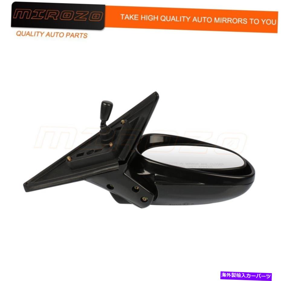 USミラー 1992年から1995年のミロゾ MIROZO For 1992-1995 HONDA CIVIC RH Side Black Foldaway Manual Adjustment Mirror【並行輸入品】