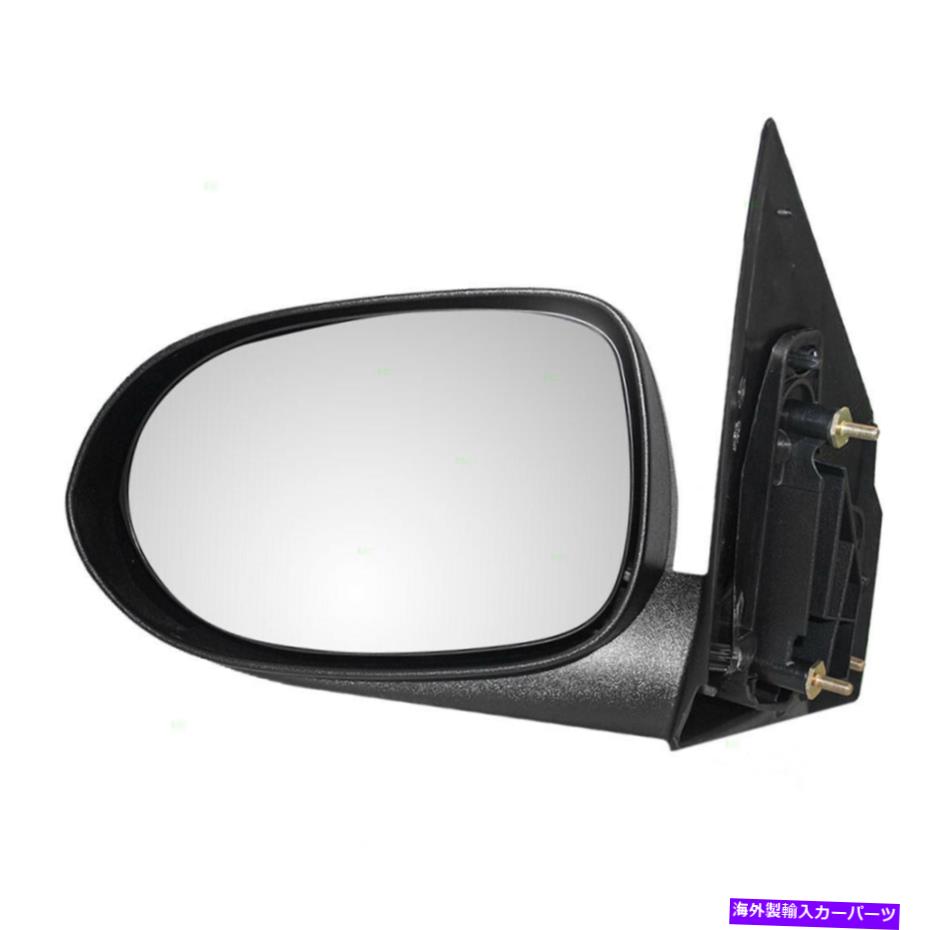 USミラー 2007-2012 CALIBER 5115037ACのドライバーサイドマニュアルミラーテクスチャブラック Driver Side Manual Mirror Textured Black for 2007-2012 Caliber 5115037AC【並行輸入品】