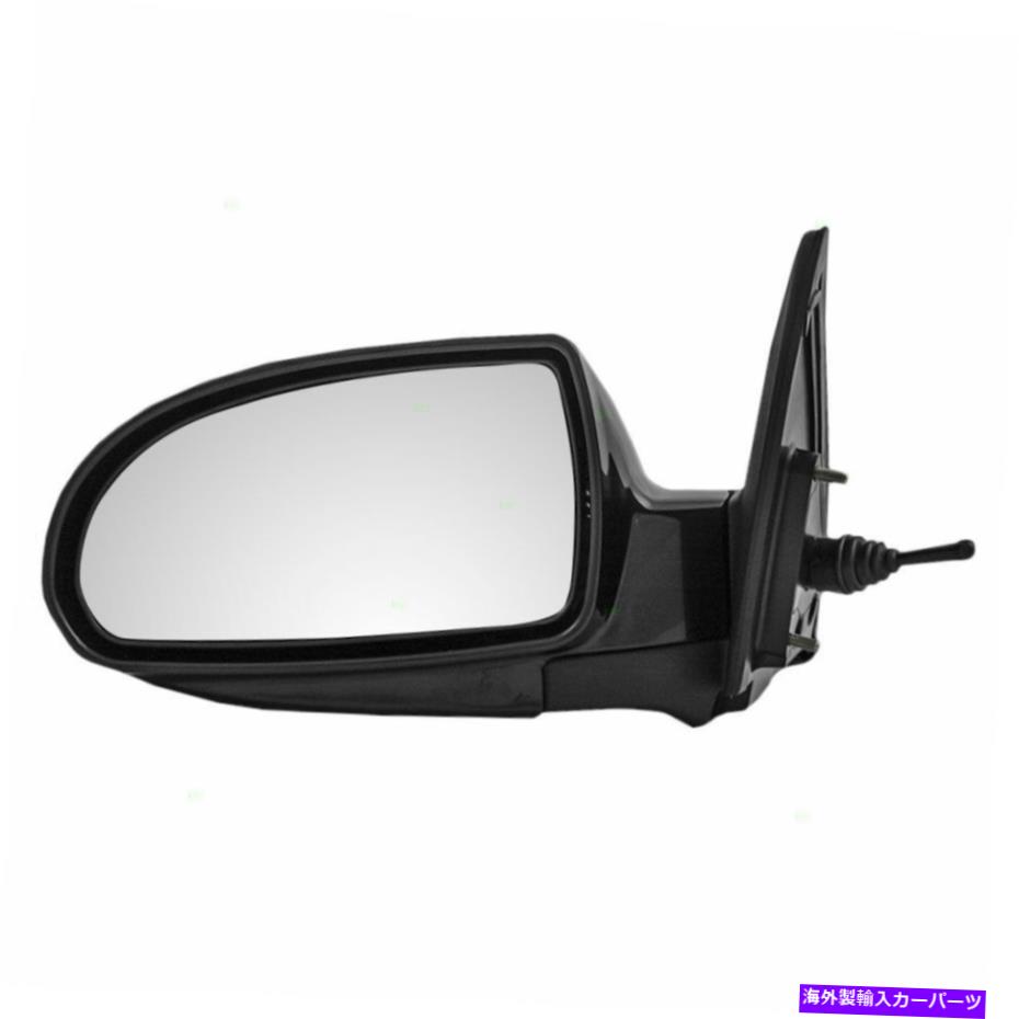USミラー HY1320154新しいビジョン交換マニュアルリモートドアミラーLH適合07-10 ELANTRA HY1320154 NEW VISION REPLACEMENT MANUAL REMOTE Door Mirror LH fits 07-10 Elantra【並行輸入品】