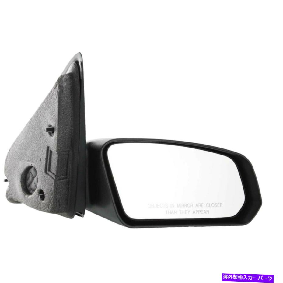 USミラー 2003-07土星イオンの乗客側の加熱テクスチャブラックのマニュアルミラー Manual Mirror for 2003-07 Saturn Ion Passenger Side Heated Textured Black【並行輸入品】