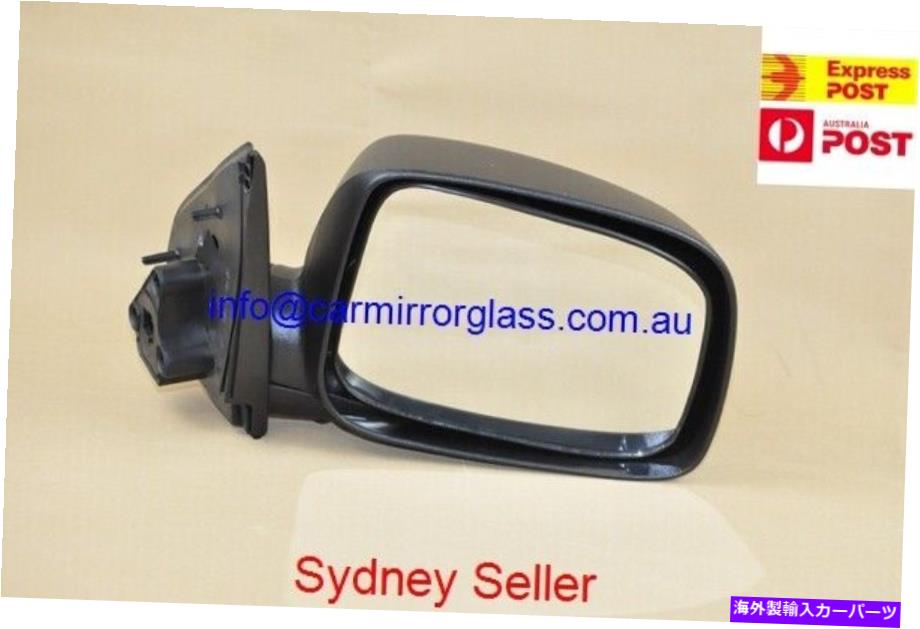 USミラー ホールデンロデオRA 2003-2008右側の新しいドアミラー（黒、マニュアル） NEW DOOR MIRROR FOR HOLDEN RODEO RA 2003-2008 RIGHT SIDE (BLACK, MANUAL)【並行輸入品】