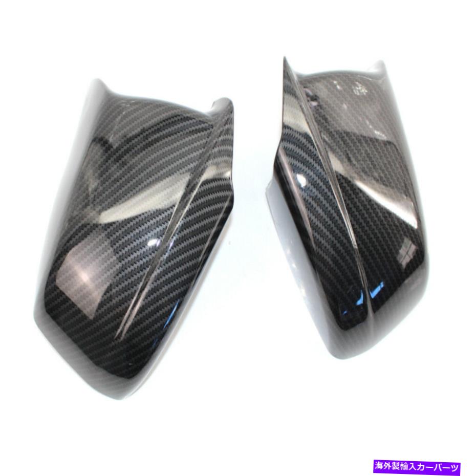 USミラー ペアカーバックビューサイドカーボンファイバーミラーキャップカバーBMW F10 PRELCI 11-13 USのペア Pair Car Rearview Side Carbon Fiber Mirror Cap Cover For BMW F10 PreLCI 11-13 US【並行輸入品】