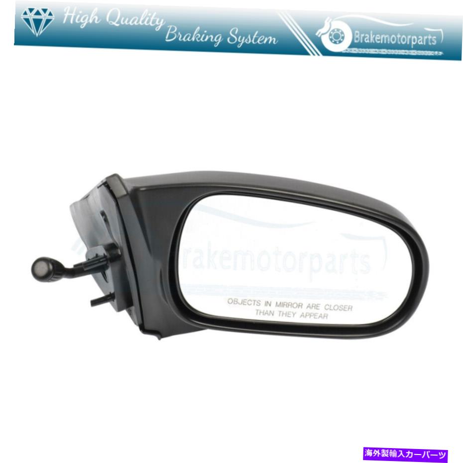 USミラー （右）1996年から2000年のホンダシビックリモートセンシングレンズのブラックマニュアルミラー (Right) Black Manual Mirror For 1996-2000 Honda Civic Remote Sensing Lens【並行輸入品】